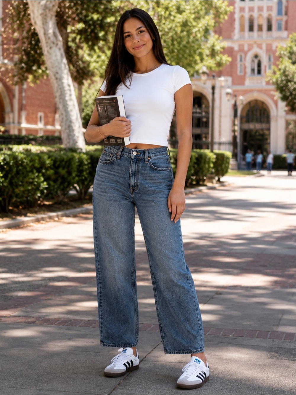 Levi’s Wide Leg Jeans W29 L32 Ribcage High Rise Light Wash